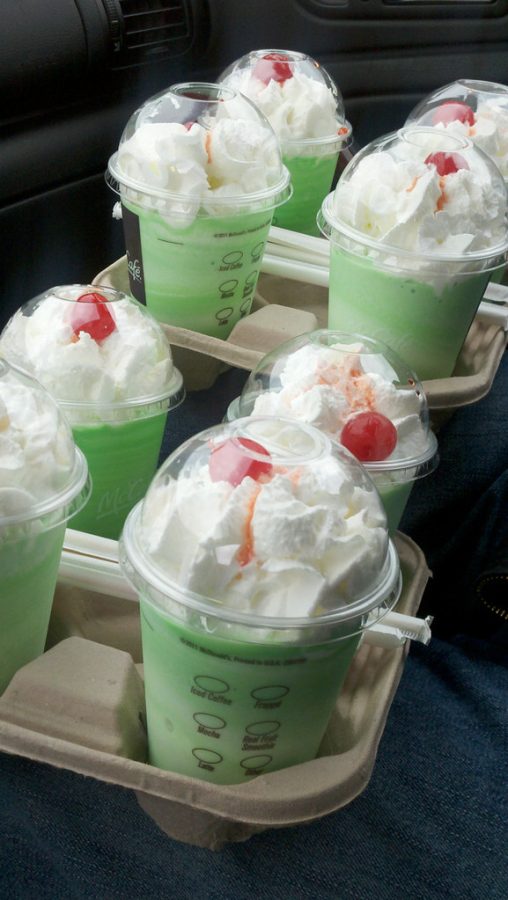 The shamrock shake, created in 1967, sold only in Connecticut until its national debut in 1970. 