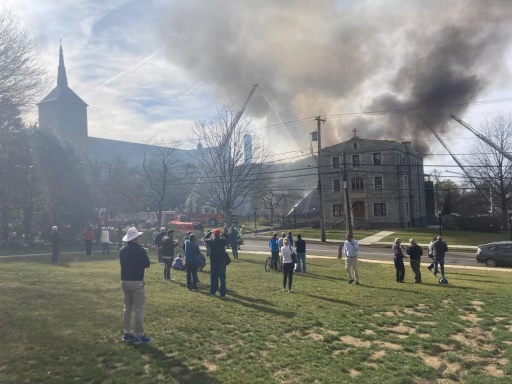 Our Mother of Consolation school building consumed by fire – The Campanile