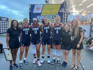 Shawn Keane working with USA basketball over the summer. 