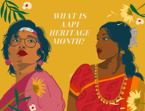 On the left is portrayed a young Filipino women symbolizing her culture and the rich heritage she carries with her. The right, depicts a woman of South-East Asian descent dressed in a sari, emphasizing the deep history and stories our clothing tells about us, as humans and our culture. 