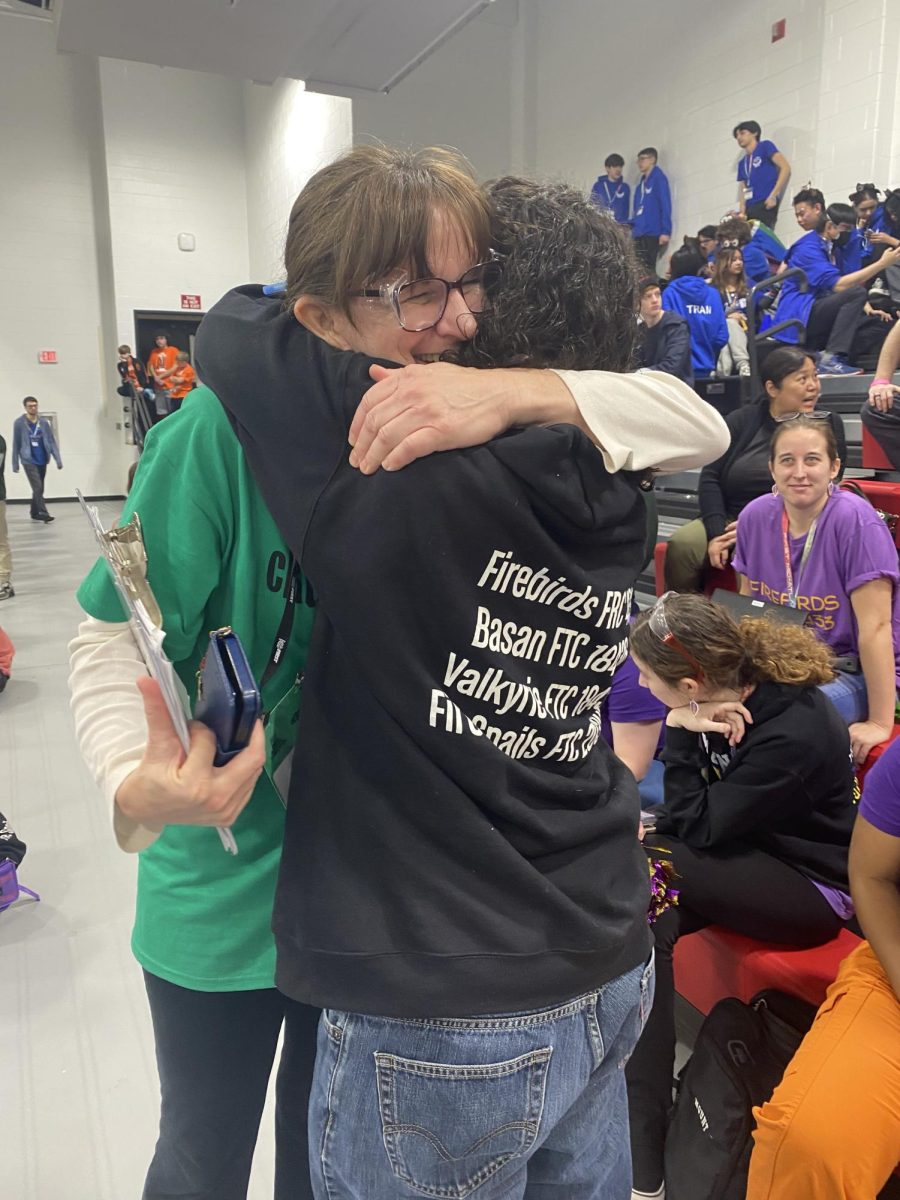 Former Mount teacher and Firebirds mentor, Mrs. Paula Soley, volunteered as a Safety Inspector at the event and sparked some heartfelt reunions from current students.