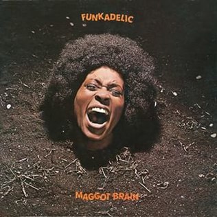 Album Cover For Maggot Brain. The Model on the front is Barbara Cheeseborough 