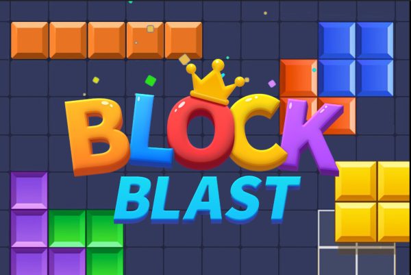 The Block Blast logo. 