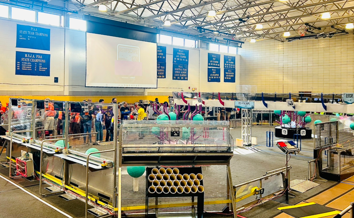 On competition day, the Mount gym holds several robotics teams from various schools along with the competition ring. The entire setup is prepared in just one day before the competition by hard working volunteers, students, and teachers. 

“I’m the Head of Imagery for Firebirds robotics team” said Halo Hall, ‘27, “What GirlPOWER means to me is empowering women to be leaders and innovators. That’s the whole idea behind GirlPOWER, empowering women by letting them have leadership positions on their teams.”

