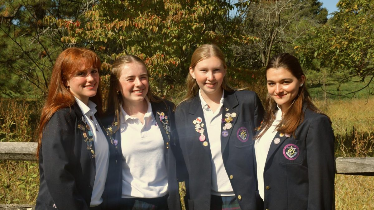 Maddie Kelly ‘26, Brigid Infanti ‘26, Keira McCarthy ‘26, and Mary Kate Davis ‘26 pose for a photo to remember their last Founders’ Day with each other. 

“From the spirit of the Sisters of St. Joseph, we learned to serve with love and purpose,” Brigid Infanti ‘26 said. “ I am deeply grateful to have been part of this mission, and I will carry that same faith and compassion into all that comes next.”

For the seniors, experiencing the last hurrahs of the Mount before departing for college is an important final step of their high school journey. The seniors of the 2025-2026 school year are celebrating every win, milestone, and moment with each other. 
