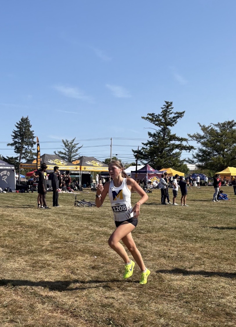 Annie runs in the PIAA Foundation at Hershey Invitationals. 
