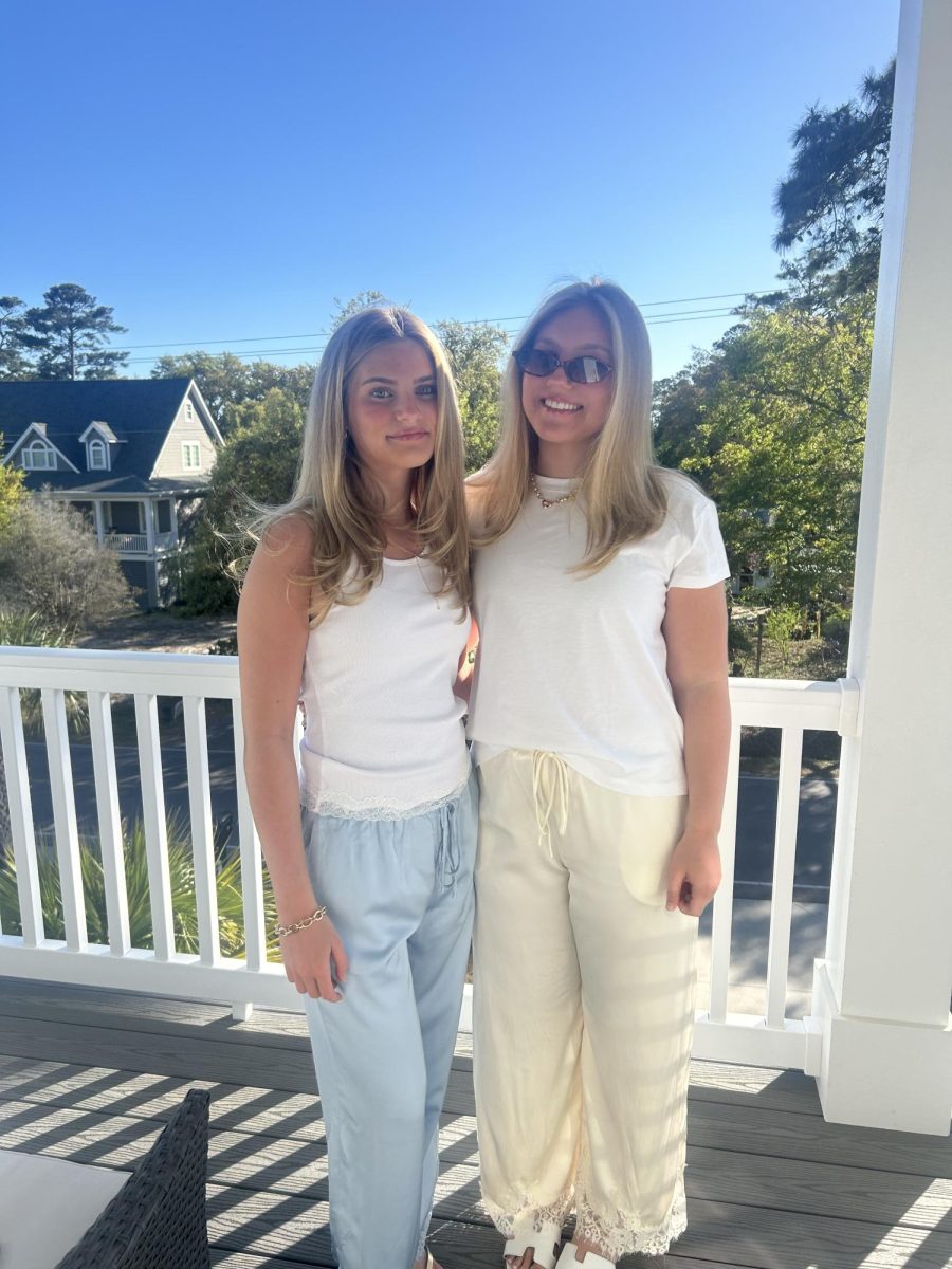 Gabby with her Sister Grace in South Carolina 