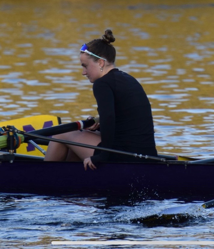 Mare Rambo pre- race at Head of the Charles. 