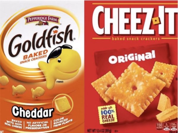 Goldfish and Cheez-Its.